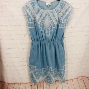 Greylin embroidery dress lg
